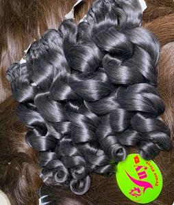 ผมเวียดนามแท้แบบลอนลึก 4x4  ขนาด 12-24 นิ้ว พร้อมเชือกผูกผม HD Lace Closure ขายส่ง - Product Image 3