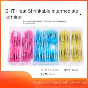 Connecteur de fil bout à bout thermorétractable isolé bornes à sertir de fil automobile marin électrique étanche épissure bout à bout - Product Image 3