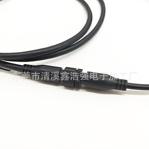 Customizable M12 Waterproof Connector <b>Power</b> <b>Cable</b> IP65 12V PVC Insulation Wire Harness Extension - Product Image 2