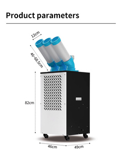 22000BTU Guangzhou Manufacturers Havc System Media Portable Ac Air Conditioner - Product Image 5