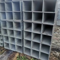 Tuyaux carrés/rectangulaires en acier au carbone de 40 mm*40 mm, 40 mm*60 mm, longueur 6 m/12 m, tuyaux en acier au carbone soudés pour rampe d'escalier