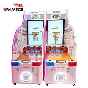 Machine de jeu de basket-ball d'arcade d'intérieur avec écran LCD vertical de 65 pouces, construction métallique, langue anglaise - Product Image 3