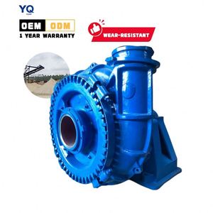 Pompe à gravier CE pour usine, 6 et 8 pouces, tête de pompe de dragage de gravier, pompe à boue pour le transport de pulpe à haute dureté - Product Image 2