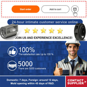 Ventilador Centrífugo de Resfriamento de Alta Velocidade DC 110V 250mm, Plástico, Baixo Ruído, Economia de Energia, Personalizável ODM/OEM para HVAC - Product Image 5