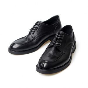 Mocassins Oxford carrés pour hommes de haute qualité en cuir véritable, à lacets, antidérapants, respirants et légers - Product Image 4