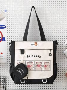 Mochila Escolar Linda para Estudiantes, Bolso de Hombro/Bandolera para Niñas de Secundaria y Universidad, Gran Capacidad, Tela de Nailon con Cierre - Product Image 5