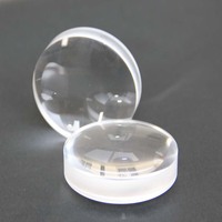 Verre optique OEM personnalisable BK7 Quartz K9 silice fondue lentille biconvexe à motif plat pour équipement optique à lumière laser
