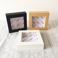 Échantillon gratuit 5X5 6x6 7X7 8x8 9x9 10x10 pouces carré véritable boîte d'ombre en verre tout noir 1.2 pouces 3cm 5cm cadre de boîte d'ombre profonde