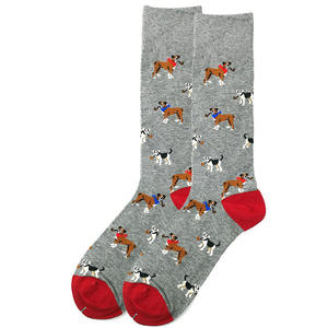 Chaussettes habillées amusantes à motifs pour hommes en coton peigné – Meias fantaisie au design original – Chaussettes cadeaux en coton pour hommes - Product Image 2