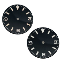 Cadran NH35 29 mm lumineux stérile compatible ETA 2836 2824 Miyota série 82, série d'outils et de pièces pour montres à mouvement NH35