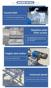 Séparateur solide-liquide automatique puissant pour fumier de vache, machine de déshydratation, capacité 3-4 m³, 380V, 300 kg - Product Image 5