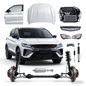 Nuevos Accesorios para Auto: Parachoques Delantero, Capó, Luz Delantera, Alerón, Repuestos Originales Geely Coolray Binyue 2022 2023 2024 - Product Image 3