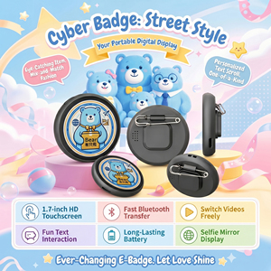 Cadres <span class=keywords><strong>photo</strong></span> numériques personnalisés, Nouveaux cadeaux <span class=keywords><strong>de</strong></span> Noël, Épingles mignonnes, Fabrication d'épingles DIY, Appareil <span class=keywords><strong>photo</strong></span> à écran tactile, Gadget pour selfies - Product Image 4