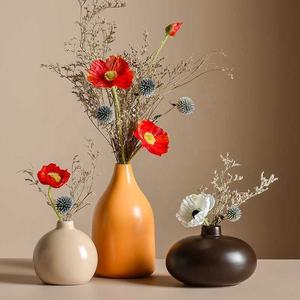 Jarrones de Cerámica de Color Morandi Nórdico, Florero de Cerámica, Relleno de Buena Calidad, Jarrón Creativo Hecho a Mano, Maceta, Decoración Moderna para el Hogar y la Oficina - Product Image 6