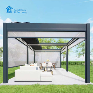 Pergola en aluminium robuste de qualité commerciale Sweet Home, toit à lames orientables, imperméable, pour patio, jardin, <span class=keywords><strong>terrasse</strong></span> - Product Image 2