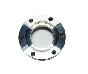 High Quality vacuum accessories Stainless Steel CF Bored Flange Vacuum Fitting SS304 flange CF bored blank flang