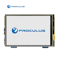 Écran IPS Proculus de 3,5 pouces, écran LCD ultra clair, module d'écran tactile capacitif multi-touch pour Raspberry Pie