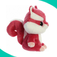 Peluche d'écureuil rouge personnalisée en usine, 8 pouces