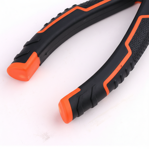 Pince diagonale industrielle, largeur de mâchoire 1/4 po, acier au chrome-vanadium, poignée orange, outil de coupe de fil à bouche inclinée - Product Image 1