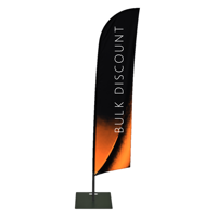 Drapeau Triton Blade anti-emmêlement avec mât rotatif, résistant au vent, pour affichage extérieur