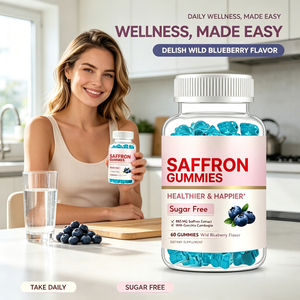 <span class=keywords><strong>Gomme</strong></span> de safran à base de <span class=keywords><strong>plantes</strong></span> OEM <span class=keywords><strong>pour</strong></span> le sommeil, contenant des vitamines A, B12 et des suppléments diététiques de glycine fruitée - Product Image 4