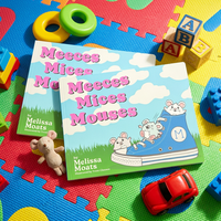 Livres d'images pour enfants personnalisés en gros, couverture rigide, reliure parfaite, plastification, impression éducative, carton offset