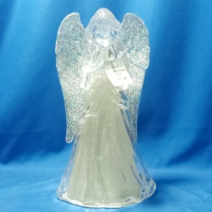 Decorazioni Natalizie con Ali di Gretel, Statuette di <span class=keywords><strong>Angeli</strong></span> in Acrilico con Luce per Decorazioni Familiari, Angelo LED/Ornamento Natalizio - Product Image 2