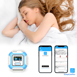 Berry Ce Gecertificeerde Elektriciteit Aangedreven Osas Obstructieve Slaap Apneu Monitor Pols <span class=keywords><strong>Oximeter</strong></span> Met Bluetooth - Product Image 3