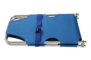 Camilla plegable compacta portátil Marco de aleación de aluminio Tela Oxford con correas de seguridad para equipos de rescate - Product Image 5