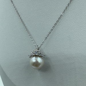 Vente en gros 9-10mm AAAAA véritable perle naturelle <span class=keywords><strong>reine</strong></span> <span class=keywords><strong>des</strong></span> <span class=keywords><strong>neiges</strong></span> collier tendance bijoux élégants collier de perles d'eau douce de haute qualité - Product Image 3