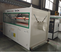 Máquina para Fabricar Tuberías de Drenaje Corrugadas de Doble Pared de PE/HDPE de un Solo Tornillo con Motor y Caja de Cambios, Línea Automática de Alta Productividad