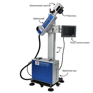 Stampante per marcatore Laser a fibra 20W 30W 50W per macchina per marcatura Laser per raccordi per tubi in PVC p"