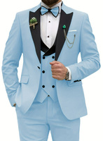 Costumes Classiques Homme 2025 en Gros, Costumes de Mariage Smoking Slim Fit pour Marié, Ensemble Formel 3 Pièces pour Garçon d'Honneur