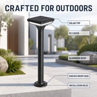 Promotion : Lampes Solaires Portables pour Allées de Jardin, Blanc Chaud, Étanche IP65, avec Détecteur de Mouvement pour Balcons et Allées