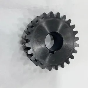HXMT From China Precision Harvester Straight Tooth Spline Shaft Forging Bevel Gear