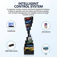 Écran LED rotatif à 360 degrés P1.9 P2.5 DNA en gros avec luminosité de 900 CD, fréquence de rafraîchissement de 3840 Hz, CMS et RDM basés sur le cloud