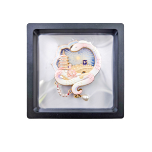 Magnete per Frigorifero Rotondo 3D in Resina Epossidica Fai-da-Te, Souvenir Decorativo Personalizzabile con Logo - Product Image 3
