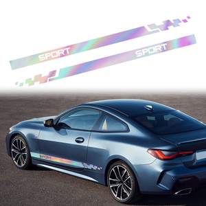 <span class=keywords><strong>สติ๊กเกอร์</strong></span><span class=keywords><strong>ติด</strong></span><span class=keywords><strong>ข้าง</strong></span><span class=keywords><strong>รถ</strong></span>ยนต์ลายเส้นยาวแบบแข่งรถ กันน้ำ วัสดุไวนิล ขายดี - Product Image 4