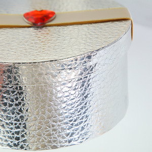 Fashionable Large Pink Round <strong>Wedding</strong> Gift <strong>Boxes</strong> Set <strong>Wedding</strong> Hamper Paper <strong>Post</strong> Box with Sponge Lining for Photo Frame - Product Image 4
