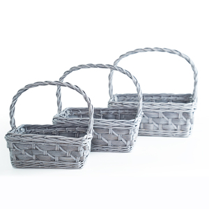 <span class=keywords><strong>Panier</strong></span> <span class=keywords><strong>de</strong></span> pique-nique en osier tissé à la main, design tendance, <span class=keywords><strong>panier</strong></span> à fleurs en saule pour la décoration - Product Image 3