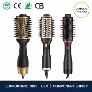 <span class=keywords><strong>Brosse</strong></span> Sèche-Cheveux Électrique Ionique Professionnelle avec 3 Réglages de Chaleur pour Camping-Cars et Hôtels, Styler <span class=keywords><strong>Chauffant</strong></span> 1200W - Product Image 1