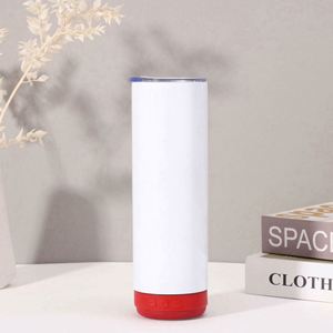 Bouteille d'eau intelligente en acier inoxydable 20oz avec haut-parleur musical sans fil, sublimation, chargement USB et commande vocale - Product Image 5
