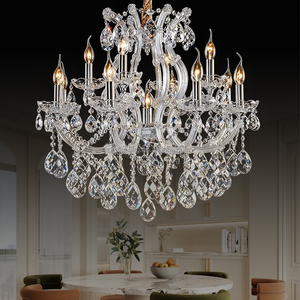 Elegante banchetto francese <span class=keywords><strong>sala</strong></span> di nozze 13 teste candela classico lampadario di cristallo - Product Image 2