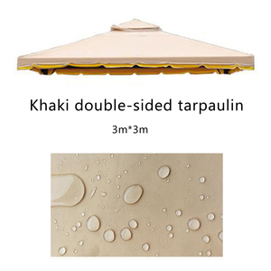 Tessuto impermeabile del tetto della tenda della pioggia del baldacchino della tenda da sole della lega di alluminio ad alta resistenza 250g tessuto impermeabile del poliestere del PVC - Product Image 4