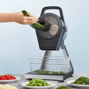 2023 dayanıklı ağır sebze kesicisi Pro soğan sebze doğrayıcı kesici sebze kesme makinesi ticari