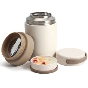 Thermos isotherme classique en acier inoxydable de 750 ml pour aliments chauds et froids, idéal pour le camping - Product Image 3
