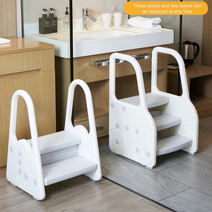 <span class=keywords><strong>Taburete</strong></span> Elevado Antideslizante para Niños, Escalón para Lavarse las Manos, <span class=keywords><strong>Taburete</strong></span> para Aprender a Ir al Baño - Product Image 4