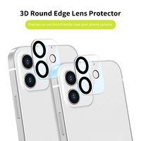 Pelindung Layar Kamera Ponsel Anti Gores Lito HD Kaca Tempered untuk iPhone 11 12 Pro Max Mini
