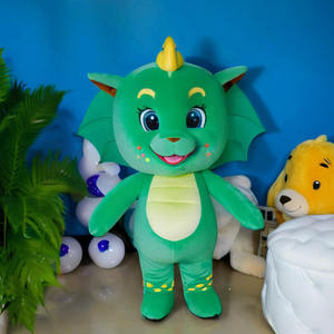 زي تنكري على شكل تنين أخضر مخصص من مصنع شينغي الصيني، شخصية كرتونية متحركة للفعاليات والترويج والعروض - Product Image 1