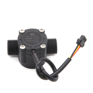 Biển Nylon cánh quạt đầu ra tuabin NPN cảm biến xung YF-S201A 1/2 ''port Waterproof Grade <span class=keywords><strong>Flow</strong></span> Counter 0.5-25lpm cảm biến lưu lượng - Product Image 2